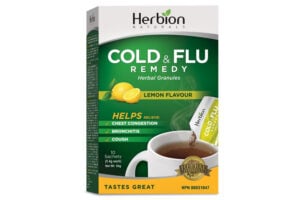 Herbion Cold/Flu Lemon 10 Count