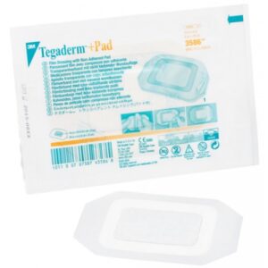 TEGADERM Trans Dressing+Non-Adherent Pad 9 x 10 cm 3M3586 25 Count