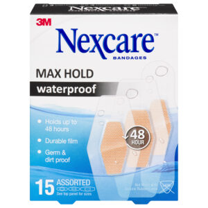 Nexcare Max Hold Waterproof Bandages 15 Count