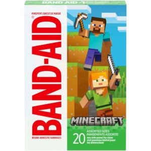 Band-Aid Minecraft Bandages 20 Count
