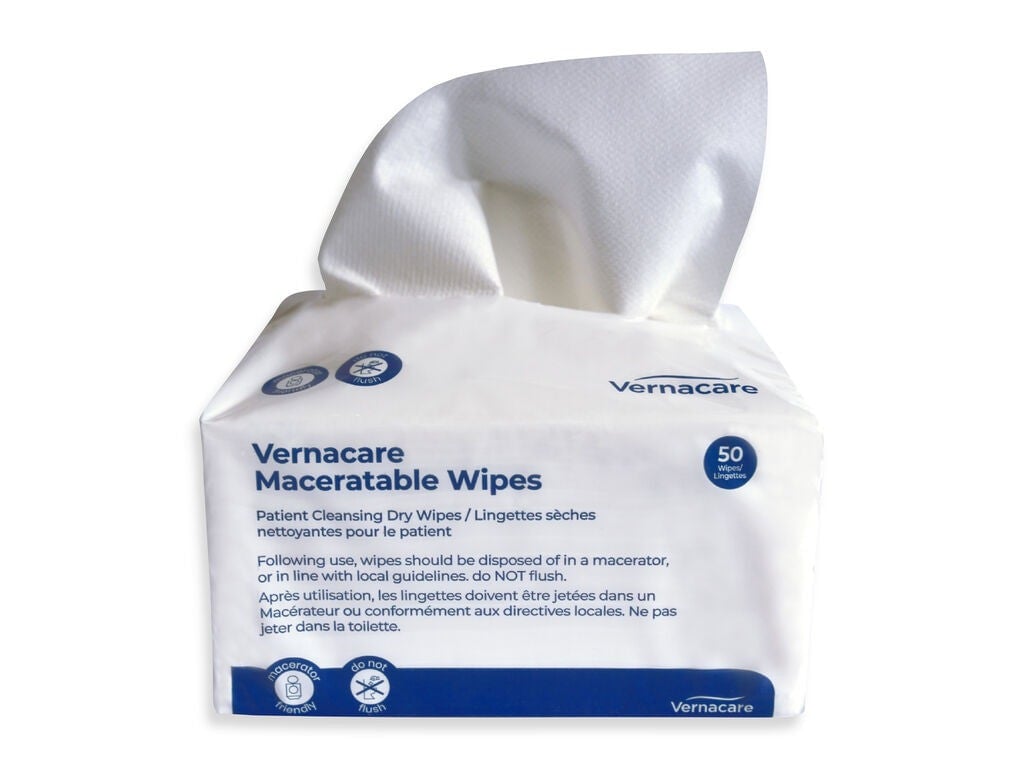 Vernacare Dry Wipe (10 x 12) 50 Count