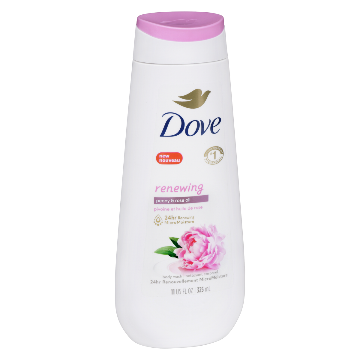 Dove Body Wash Peony+Rose 325 mL - Image 2