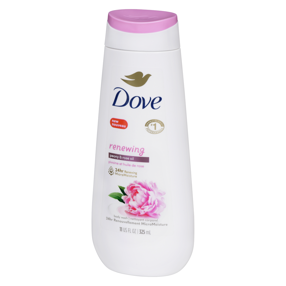 Dove Body Wash Peony+Rose 325 mL - Image 3