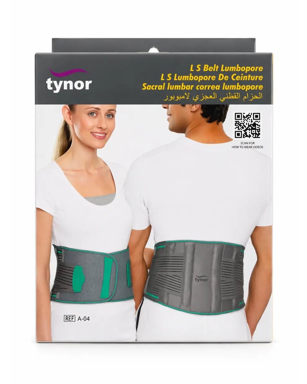 Tynor Lumbo Sacral Belt Lumbopore Lrg A04