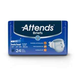 Attends Extra-Absorbent Small 20-34 Inch 24 Pack