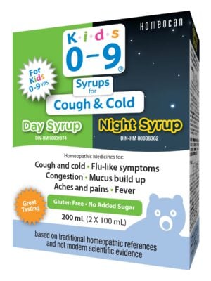 Homeocan Duo Kids 0-9 Syrups Day/Night 2 x 100 mL