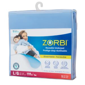 ZORBI Underpad Quilted 34" x 54" Large 760174
