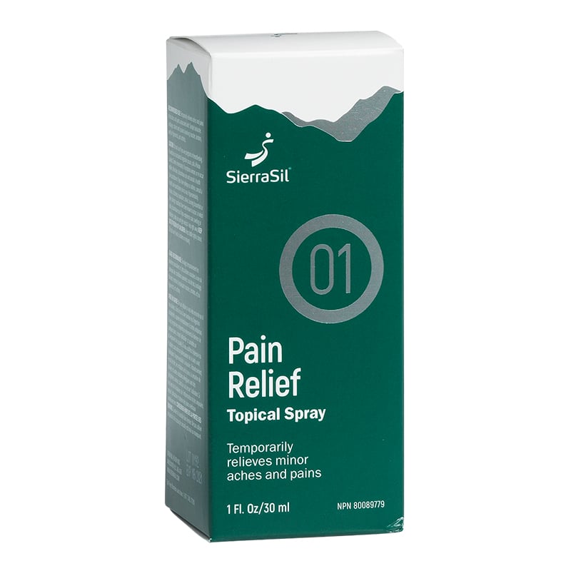 SierraSil Pain Relief Topical Spray Warnica 30 mL