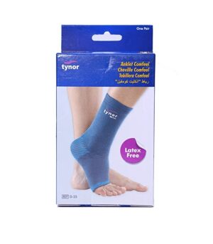 Tynor Anklet Comfeel Lrg O/T Blue D25 1 Pair