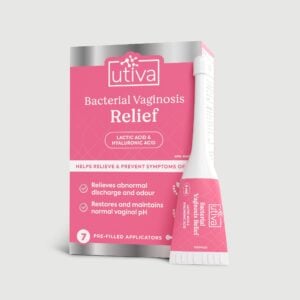 Utiva Bacterial Vaginosis Relief Pre-Filled Applicators 7 Count
