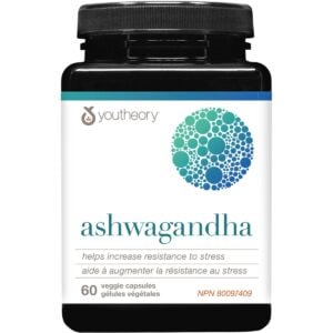 Youtheory Ashwagandha 60 Capsules