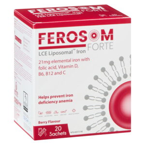 Ferosom Forte Iron Sachet 20 Count
