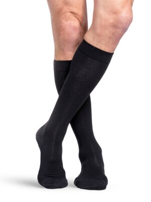 Sigvaris 232clsm99 Knee High 20-30 Men's Black 1 Pair