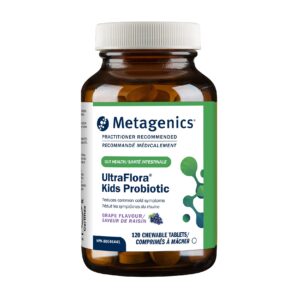 Metagenics Ultra Flora Kids Probiotic 10 Billion Chewable 3 And Up 120 Tablets