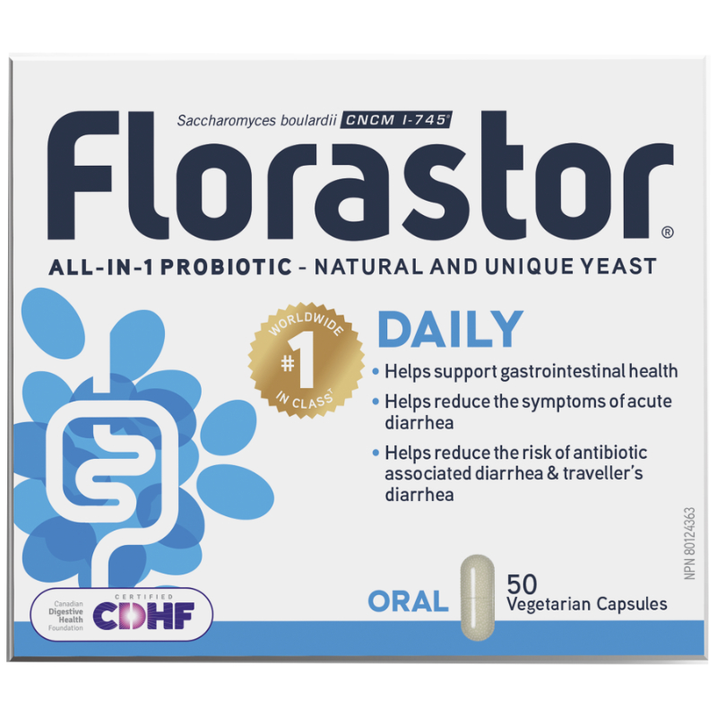 Florastor 250 mg 50 Capsules - Image 2