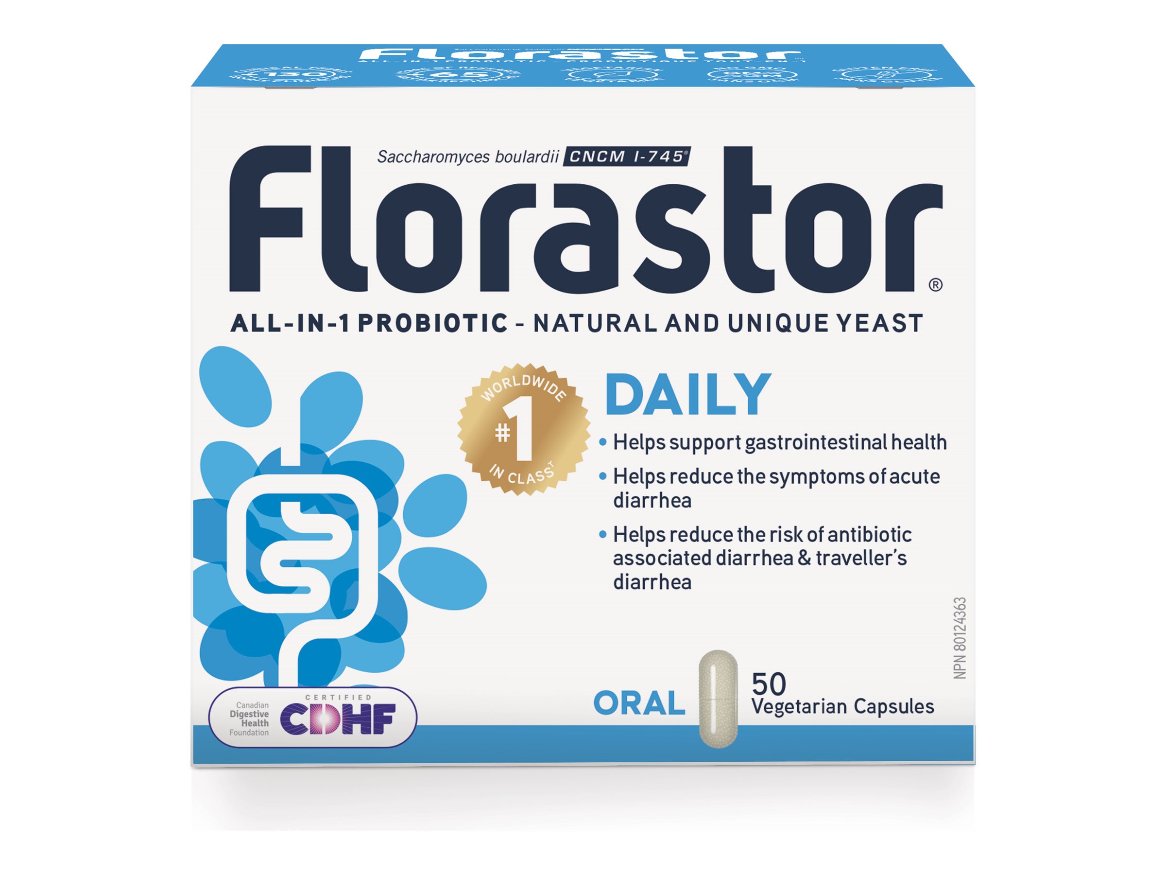 Florastor 250 mg 50 Capsules - Image 3