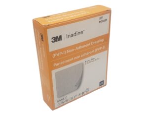 3M Inadine Dressing Pvp 5 cm x 5 cm P01481 25 Count