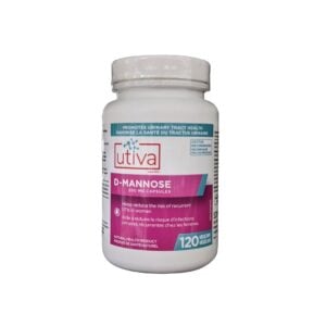 Utiva D-Mannose 500 mg 120 Capsules
