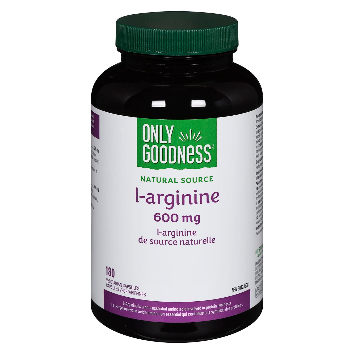 Only Goodness Arginine 180 Capsules