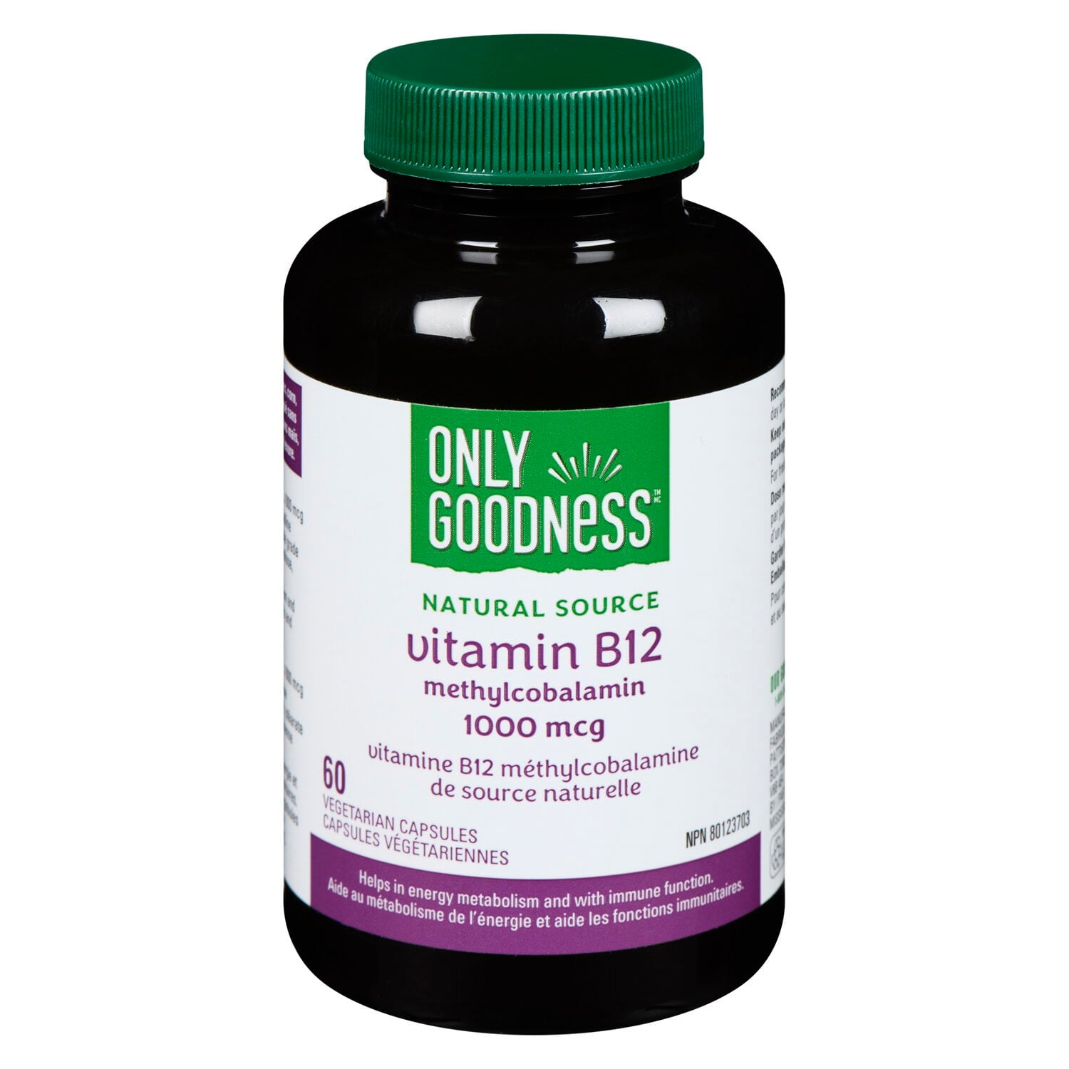 Only Goodness Vit B12 Methylcobalamin 1000 mcg 60 Capsules