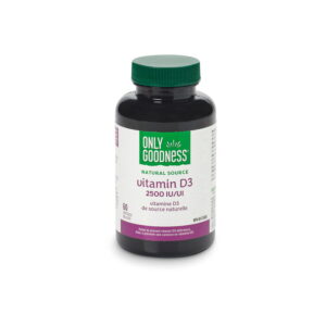 Only Goodness Vit D3 2500 IU Softgel 60 Capsules