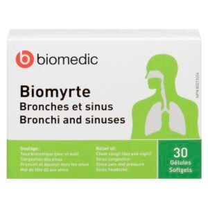 BIOMEDIC Biomyrte Bronchi And Sinus Relief Softgels 30 Count