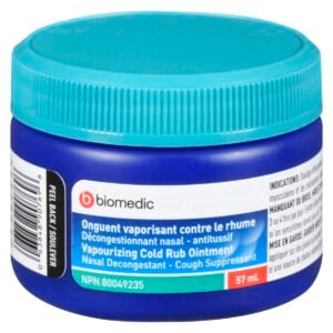 BIOMEDIC Vapourizing Cold Rub Ointment 57 mL