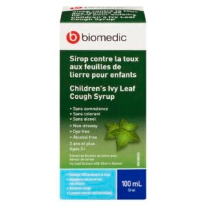 BIOMEDIC Children Ivy Leaf Cough Syrup Ages 2+ 100 mL