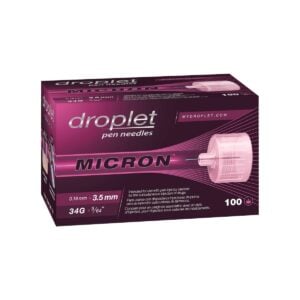 Droplet Micron 34G x 3.5 mm 100 Count