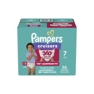 Pampers Cruisers 360 Size 7 Huge 66 Pack