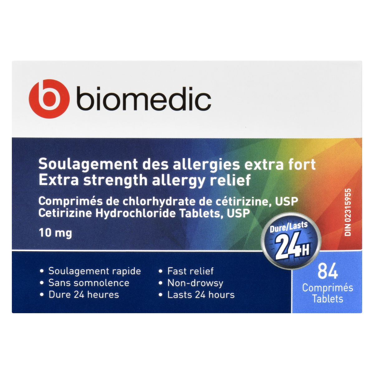 BIOMEDIC Allergy Cetiriz 10 mg 84 Tablets - Image 4