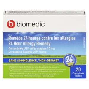 BIOMEDIC Loratadine 10 mg 20 Tablets