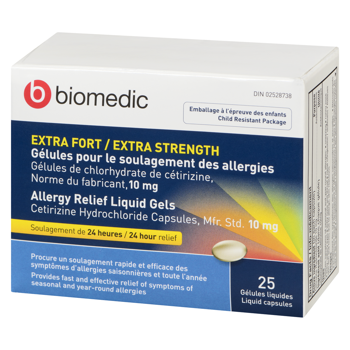 BIOMEDIC Cetirizine Liqui-Gel 25 Capsules - Image 4