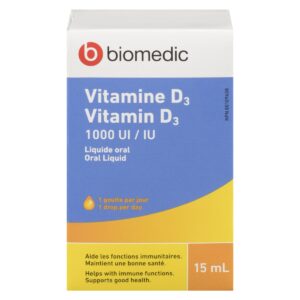 BIOMEDIC Vit D Drop 1000 IU 15 mL