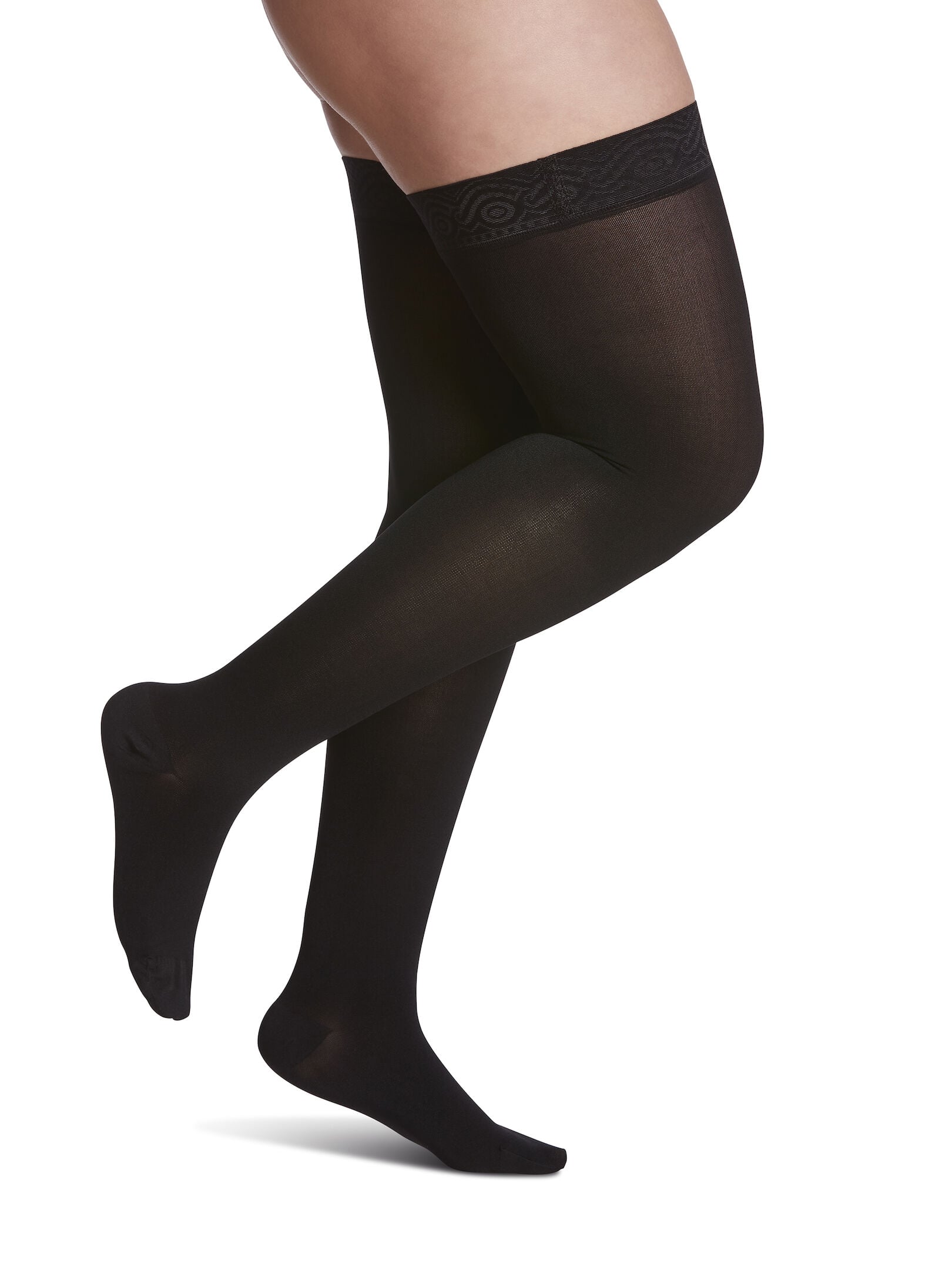 Sigvaris 862nmsw99 T/H 20-30 Women's Black 1 Pair