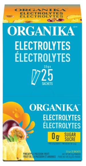 Organika Electrolytes Pineapple Passion Stick Pack 25 x 3.5 g