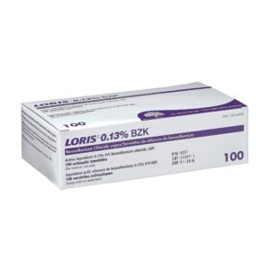 Loris Benzalkonium Antiseptic Towellete 100 Count