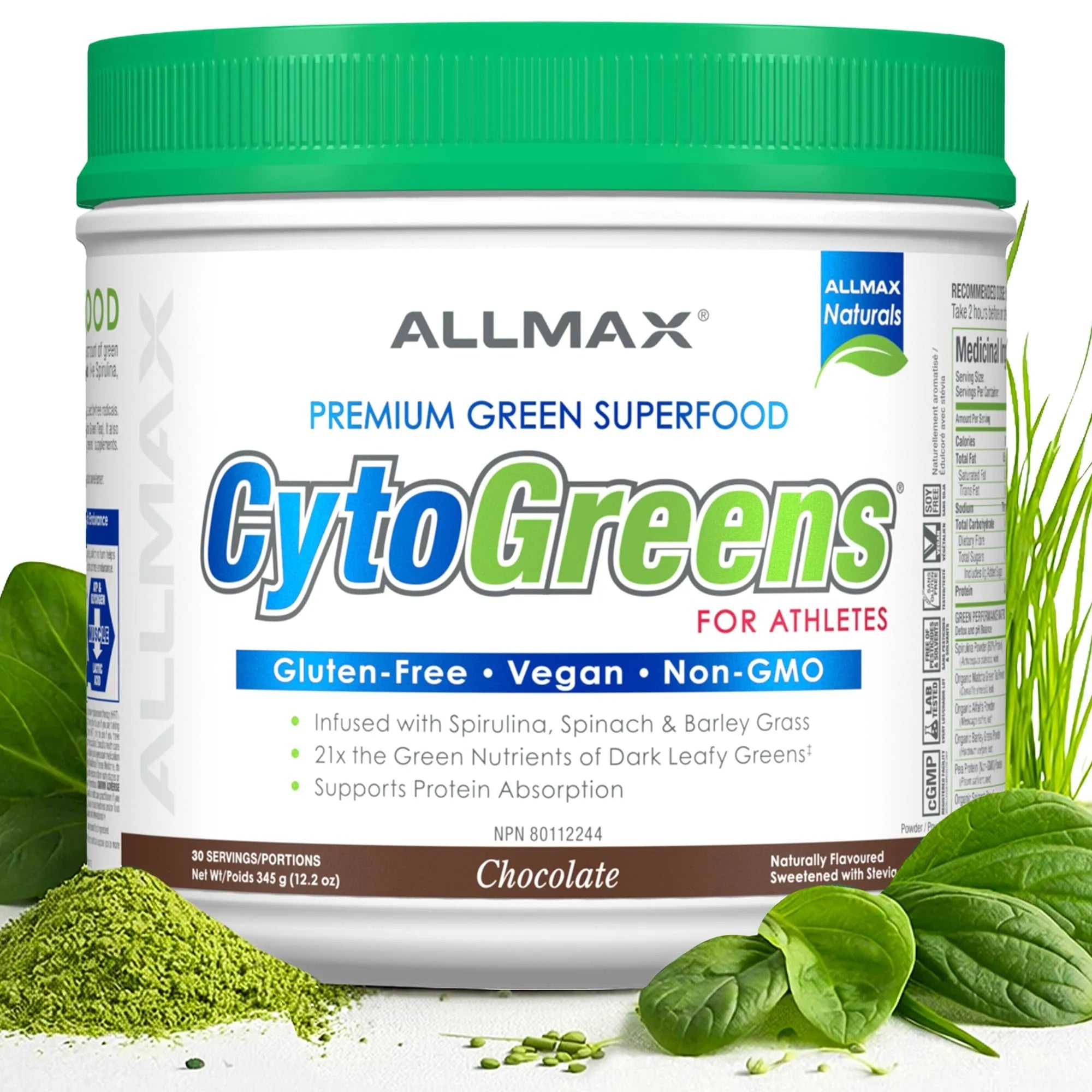 Allmax Cyto Greens Chocolate 30 Serving