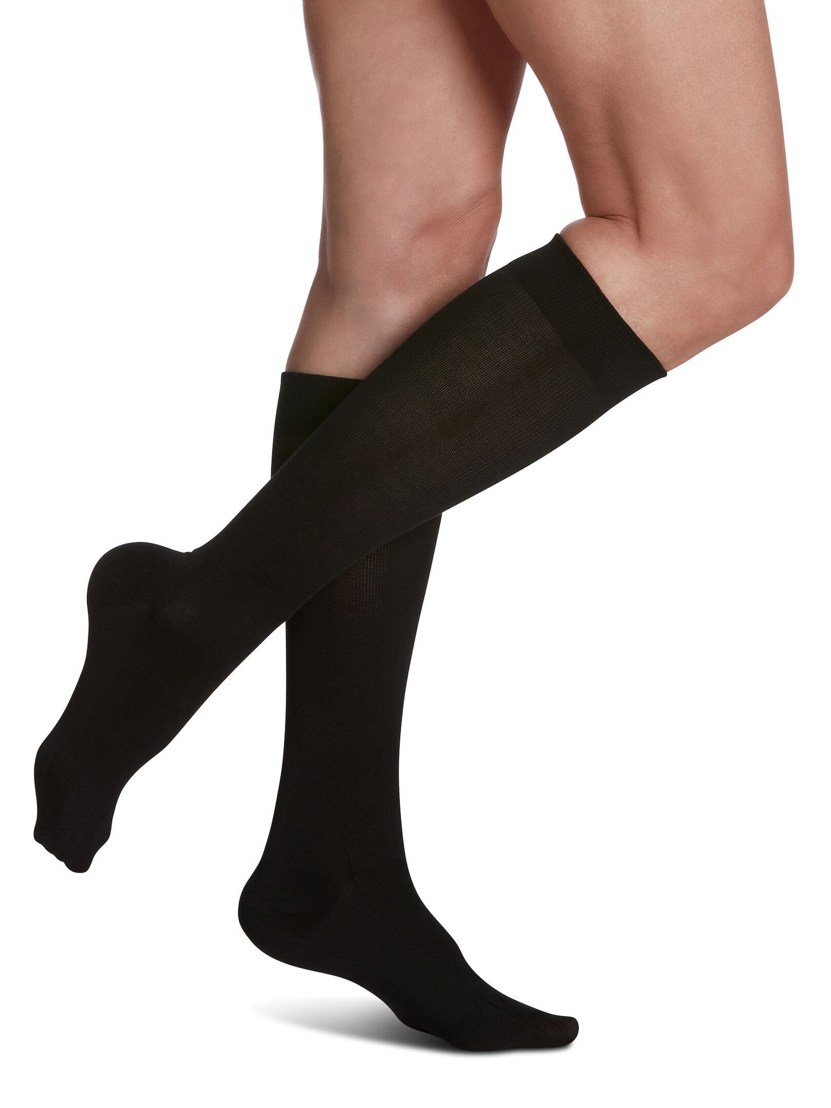 Sigvaris 222cmsw99 Knee High 20-30 Women's Black 1 Pair