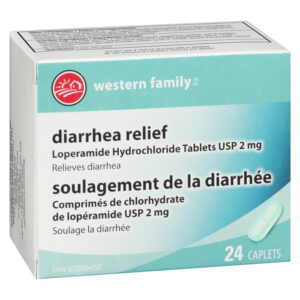 Western Family Anti Diarrhea 24 Caplets