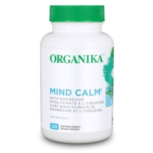 Organika Mind Calm Magnesium Inositol L-Theanine 120 Capsules