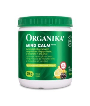 Organika Mind Calm Magnesium Inositol L-Theanine Powder 216 g