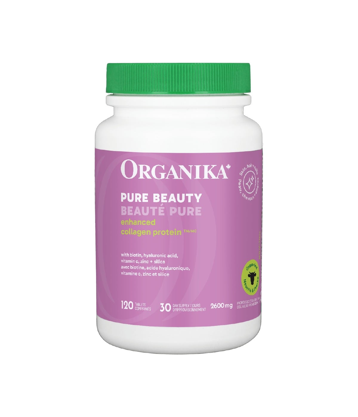 Organika Enhanced Collagen Pure Beauty 120 Tablets