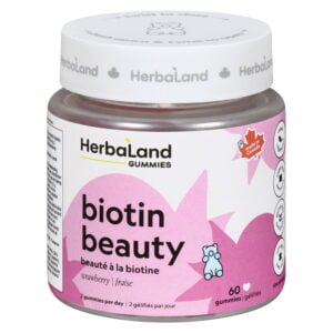 Herbaland Biotin Beauty Gummies 60 Count