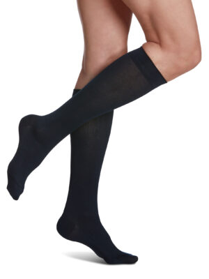 Sigvaris 222cssw10 Knee High 20-30 Women's Navy 1 Pair