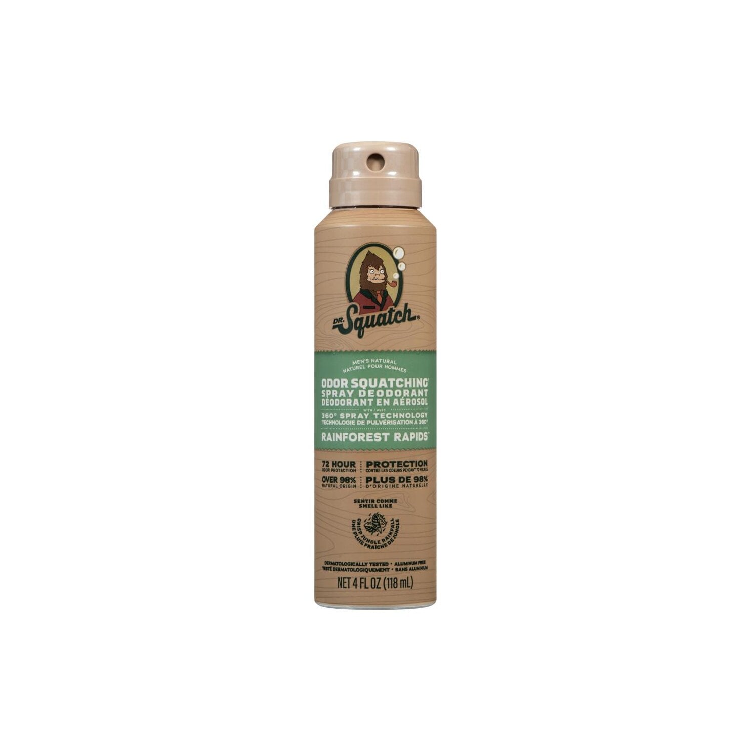Dr. Squatch Rainforest Rapids Spray Deodorant 118 mL