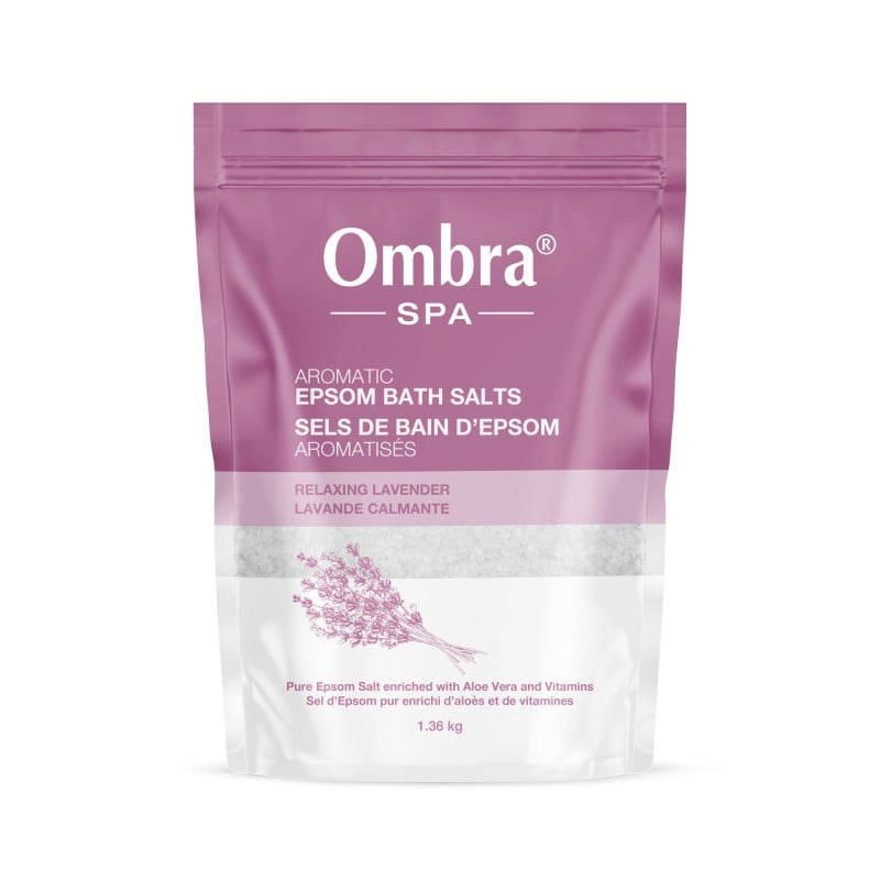 Ombra Spa Aromatic Epsom Bath Salt Lavender 1.36 kg