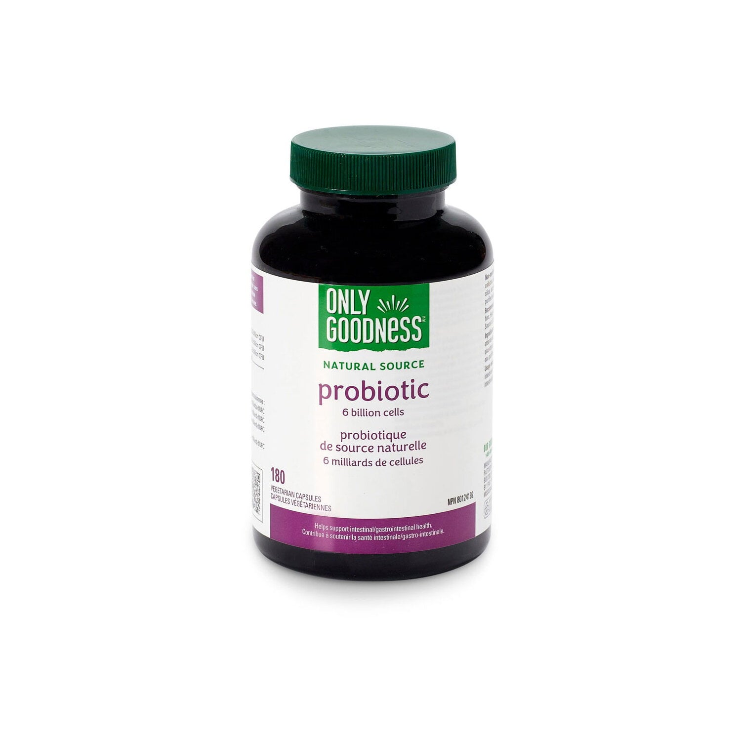 Only Goodness Probiotic 6 Billion Cells 180 Capsules
