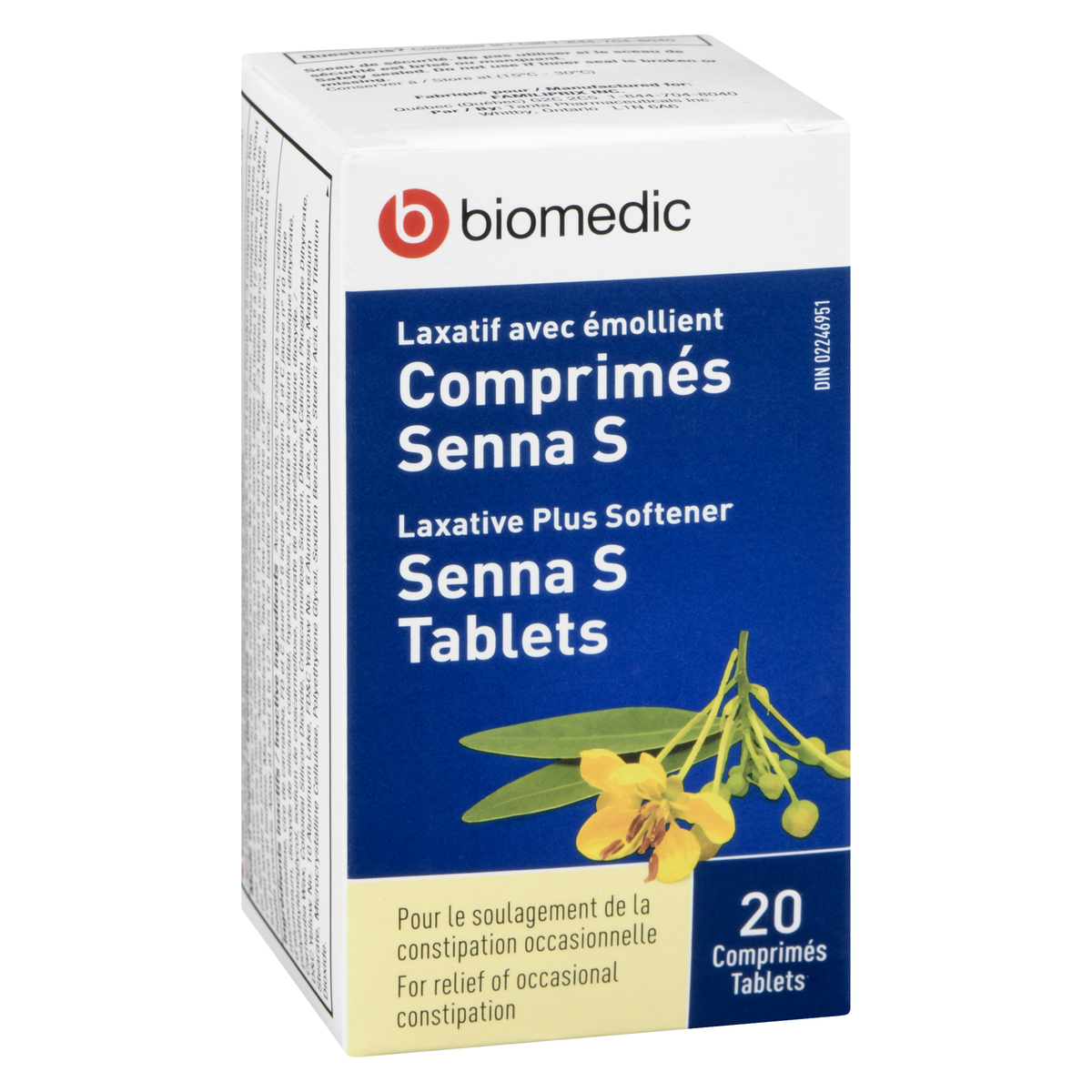 BIOMEDIC Senna S 20 Tablets - Image 2