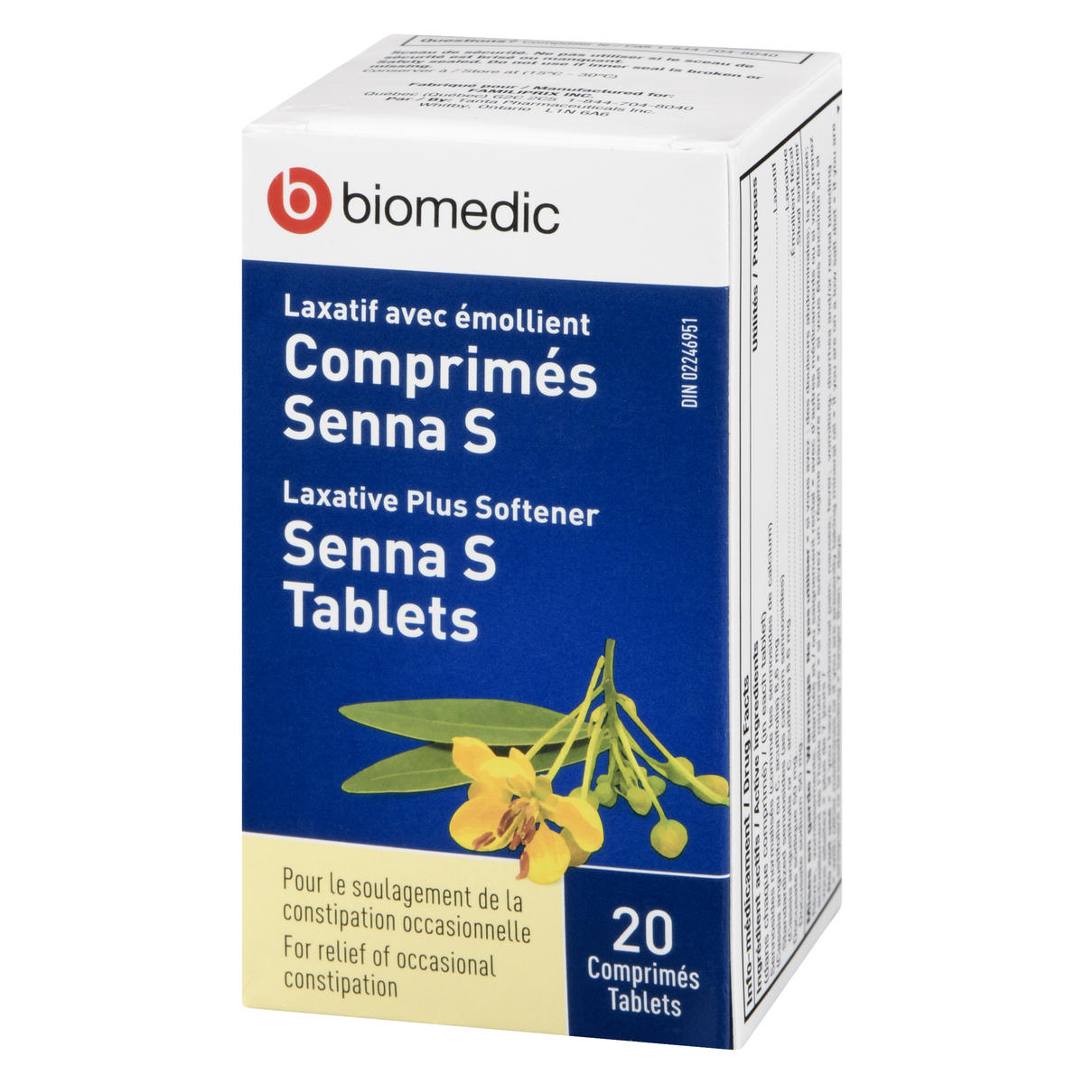 BIOMEDIC Senna S 20 Tablets - Image 3